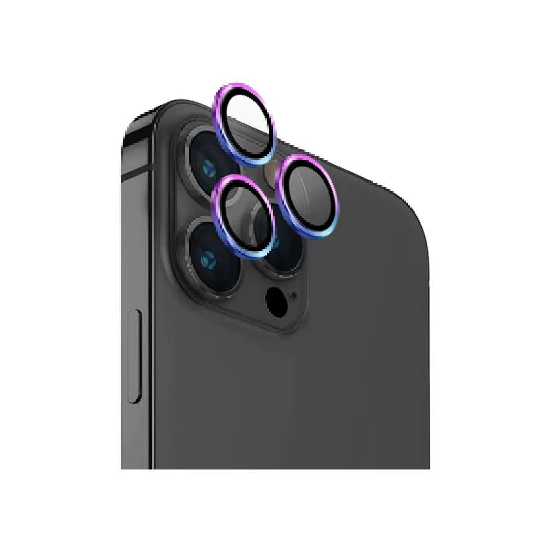 عدسة  كاميرا  Uniq Optix لهاتفايفون  برو  من ابل  برو  لون قزحي