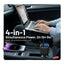 Porodo Apolo Multi-Port Car Charger - USB-C / USB-A / Black