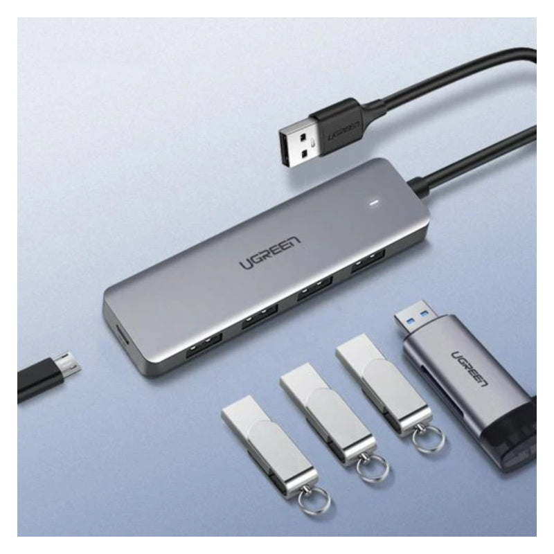 UGREEN USB HUB - 4x USB 3.2 Gen 1 with micro USB power port (CM219 50985)
