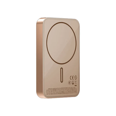 MOMAX 1-Power Q.Pass Qi2 Magnetic Wireless Power Bank - 10000mAh / USB-C / Sandstone