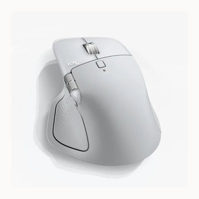 Logitech MX Master 4 Advanced Wireless/BT Mouse for Mac - White/Silver
