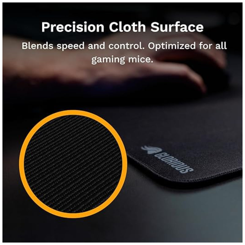 Glorious 2 GLED Mouse Pad - XL / Black