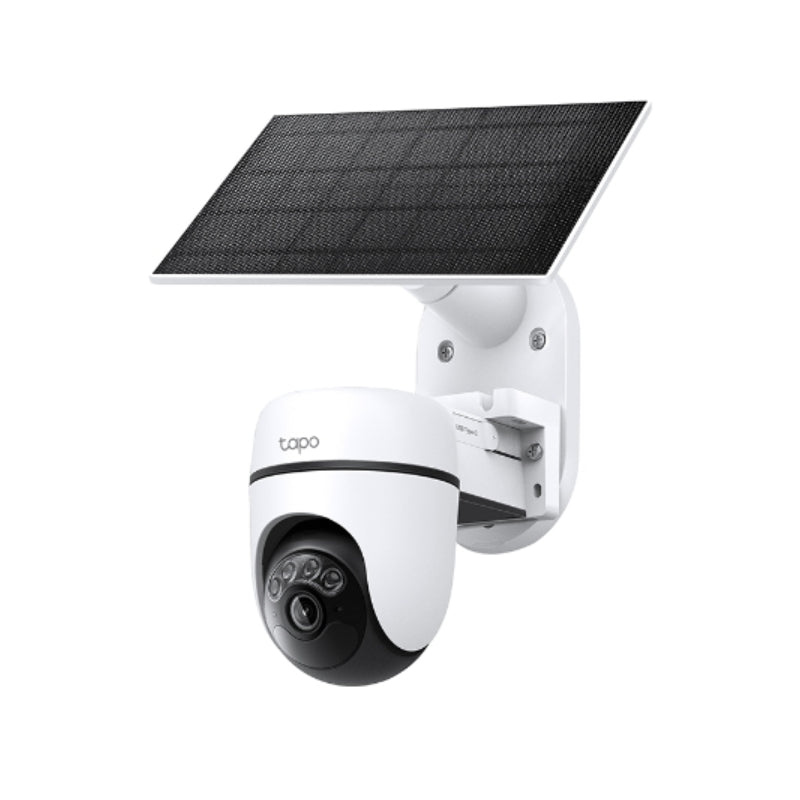 TP-Link Tapo C610 KIT Solar-Powered Pan/Tilt Security Camera Kit - 2304 × 1296 / 2.4 GHz - White