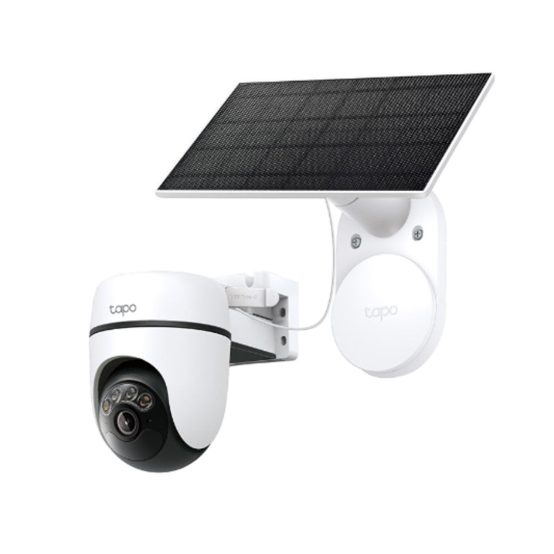 TP-Link Tapo C610 KIT Solar-Powered Pan/Tilt Security Camera Kit - 2304 × 1296 / 2.4 GHz - White