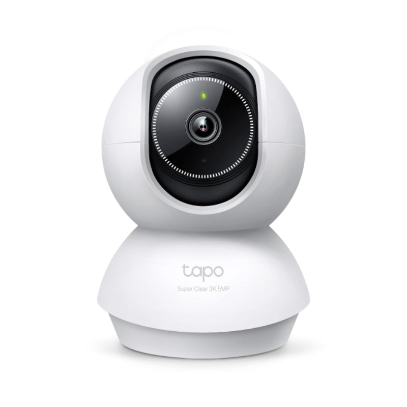 TP-Link Tapo C230 Pan/Tilt AI Home Security Wi-Fi Camera - H.264 / 2880 x 1620 / 2.4 GHz - White