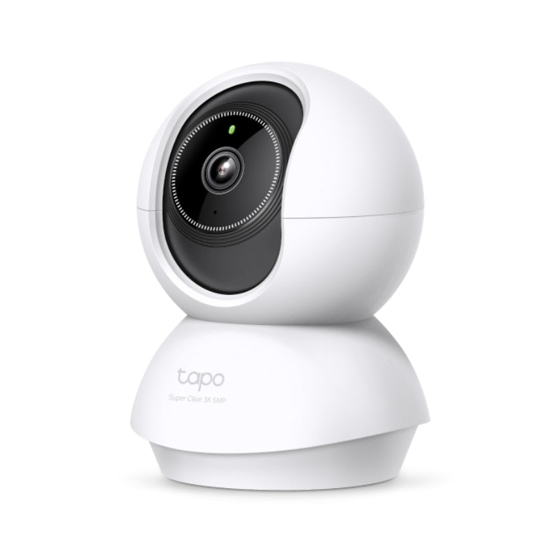 TP-Link Tapo C230 Pan/Tilt AI Home Security Wi-Fi Camera - H.264 / 2880 x 1620 / 2.4 GHz - White