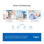TP-Link Tapo C230 Pan/Tilt AI Home Security Wi-Fi Camera - H.264 / 2880 x 1620 / 2.4 GHz - White