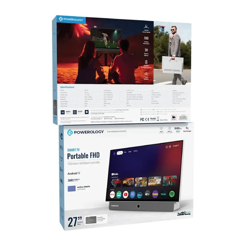 Powerology Portable Smart TV - 27