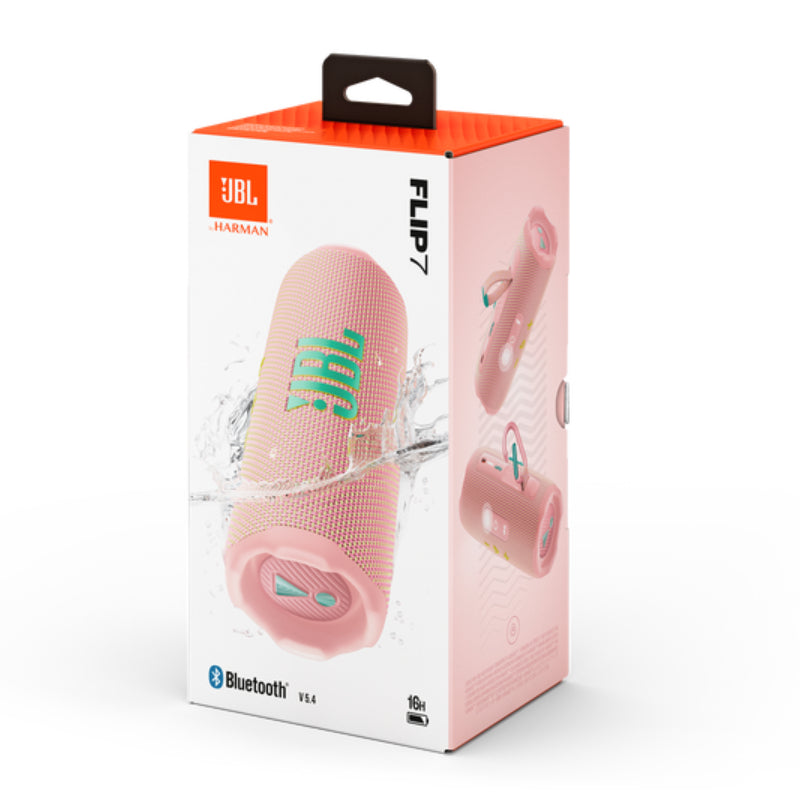 بلوتوث  المحمولة  JBL فليب - 25 واط / بلوتوث  اللون الوردي