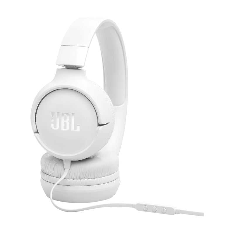 سماعات الرأس  JBL Tune 520C بسلك سماعات الرأس  على الأذن  يو اس بي/ أبيض