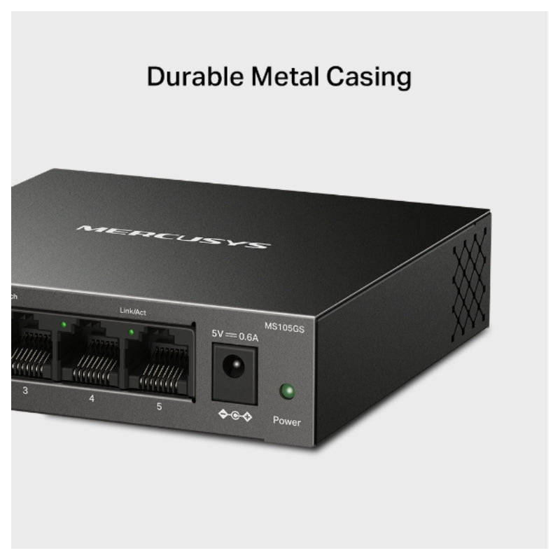 Mercusys MS105GS 5-Port Desktop Switch