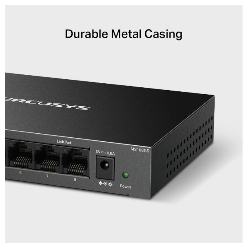 Mercusys MS108GS 8-Port Gigabit Desktop Switch