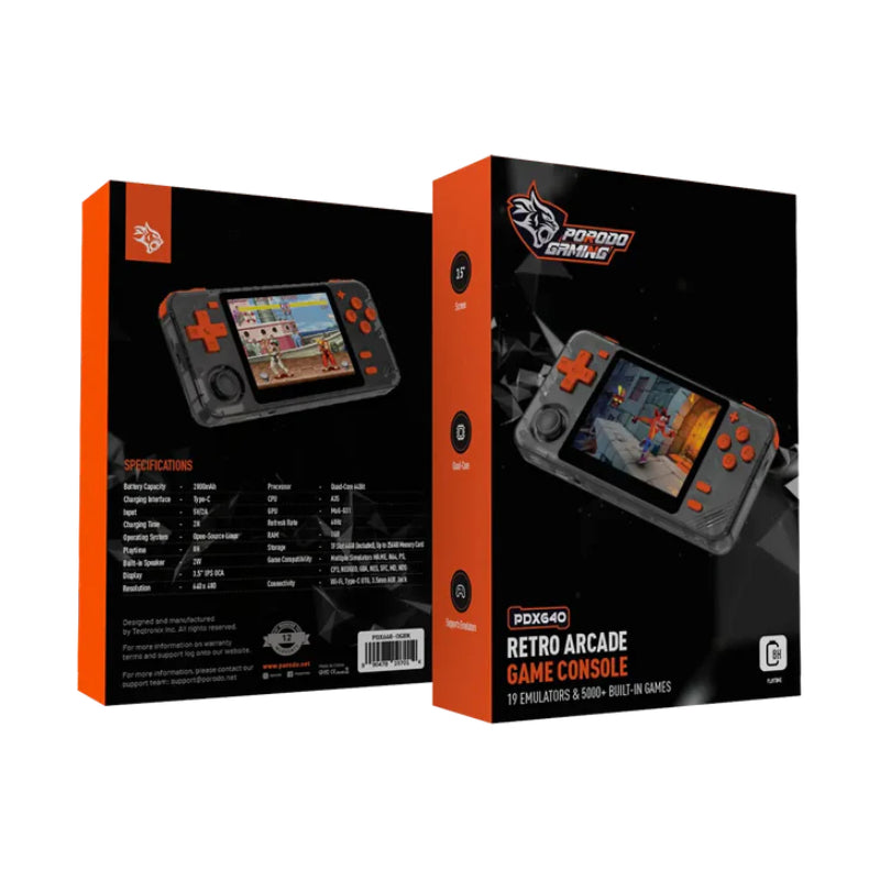 Porodo Gaming Retro Arcade Gaming Console - 3.5