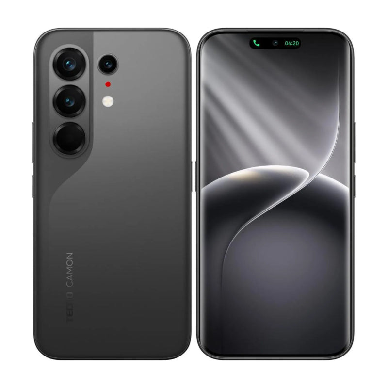 Pre-Order Tecno Camon 50 Ultra - 12GB / 256GB / 6.78" Curved AMOLED / 5G / Moonshadow Black - Mobile
