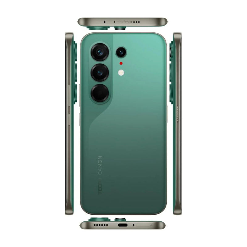 Pre-Order Tecno Camon 50 Ultra - 12GB / 256GB / 6.78" Curved AMOLED / 5G / Cypress Green - Mobile