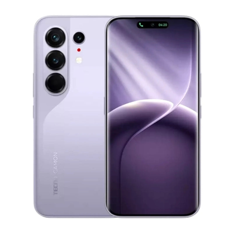 Pre-Order Tecno Camon 50 Ultra - 12GB / 256GB / 6.78" Curved AMOLED / 5G / Misty Purple - Mobile