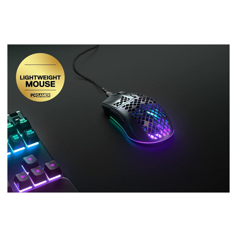 SteelSeries Aerox 3 Gaming Mouse - Wired / 6 Buttons / Black