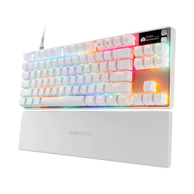 SteelSeries Apex Pro TKL Gen 3 Gaming Keyboard - Wired / RGB / White