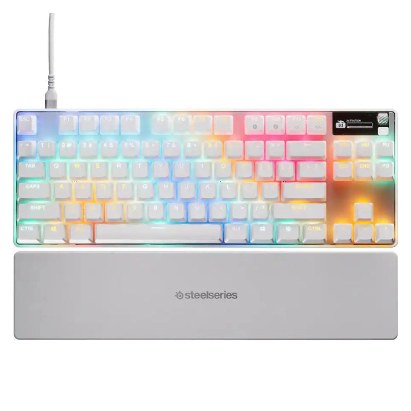 SteelSeries Apex Pro TKL Gen 3 Gaming Keyboard - Wired / RGB / White