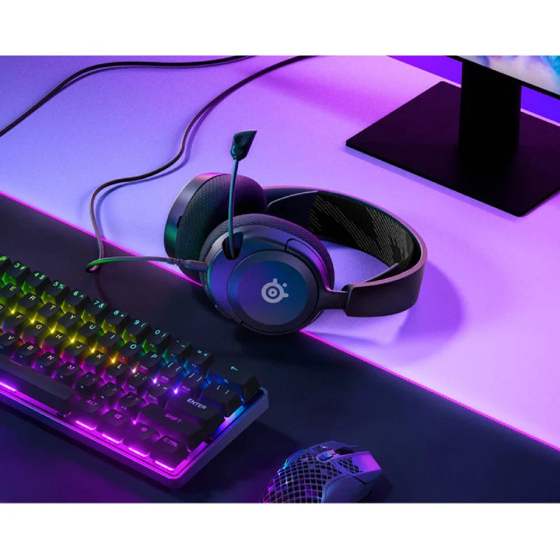 Logitech G515 LIGHTSPEED TKL Mechanical Gaming Keyboard - Wireless / Tactile / English / Black + HyperX Pulsefire Mat Gaming Mouse Pad - Medium + SteelSeries Arctis Nova 1 Multi-System Gaming Headphone + Redragon M816-RGB Wired Gaming Mouse - Bundle Offer
