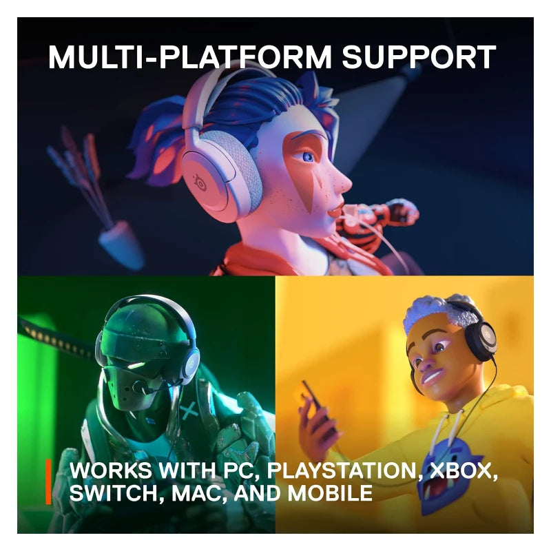 Logitech G515 LIGHTSPEED TKL Mechanical Wireless Gaming Keyboard + SteelSeries Arctis Nova 1 Multi-System Wired Gaming Headphone + Logitech G203 LIGHTSYNC Gaming Mouse + HyperX Pulsefire Mat Gaming Mouse Pad - Medium - Bundle Offer
