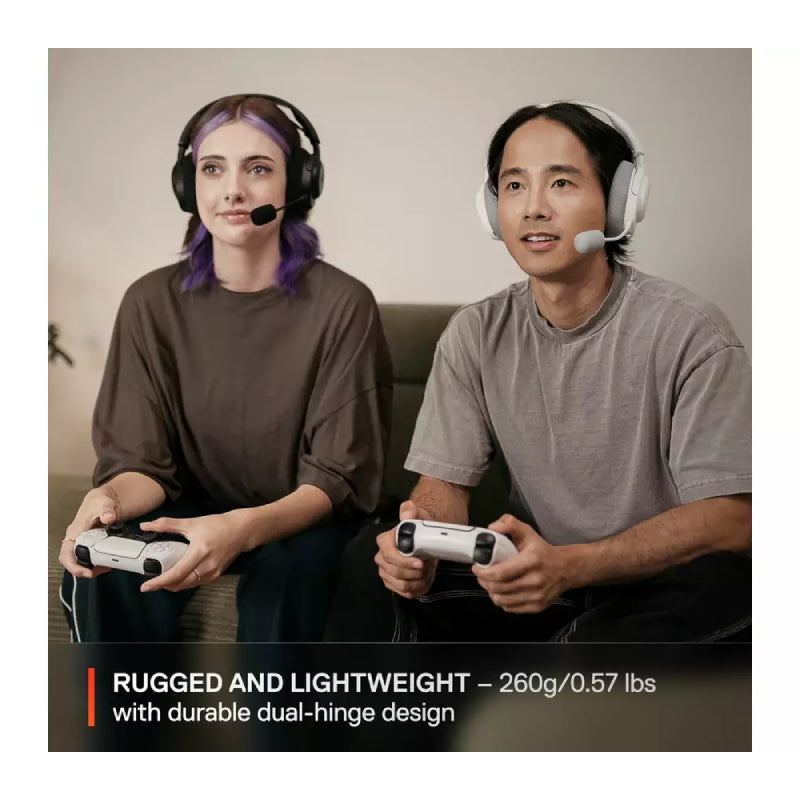 سماعة رأس  الألعاب  SteelSeries Arctis نوفا سماعة رأس  لاسلكي  أبيض