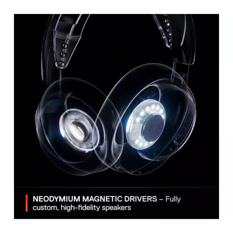 سماعة رأس  الألعاب  SteelSeries Arctis نوفا سماعة رأس  لاسلكي  أبيض
