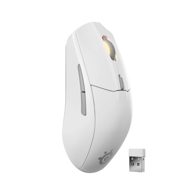 SteelSeries Rival 3 Gen 2 Gaming Mouse - Wireless / 6 Buttons / White