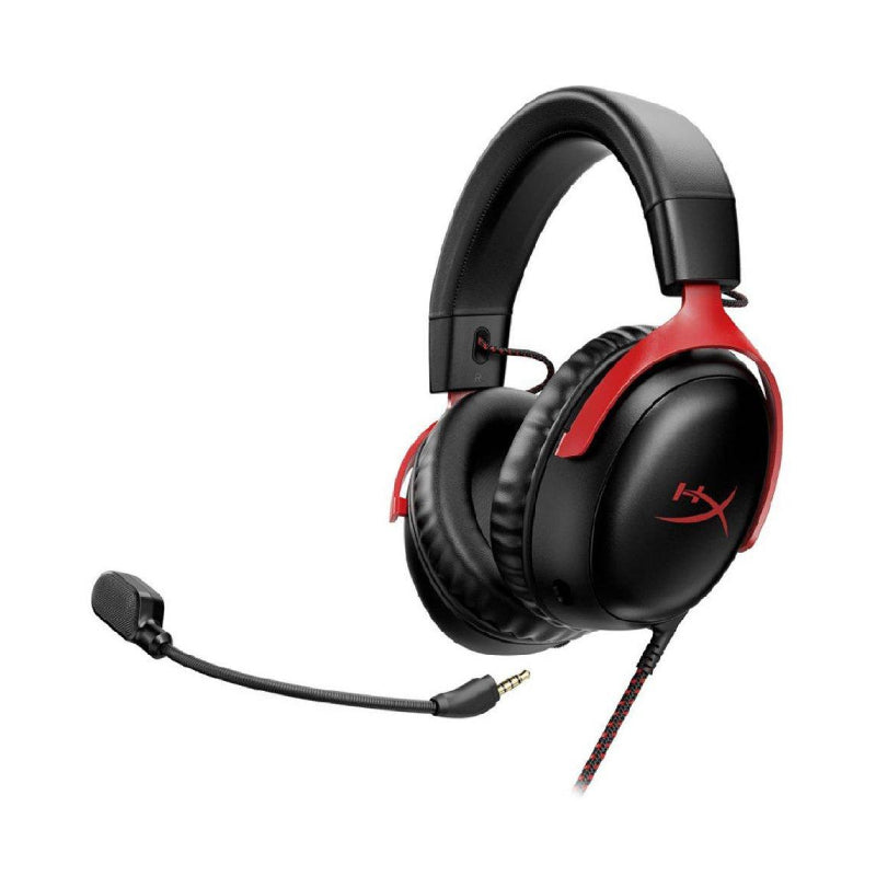 سماعة رأس  HyperX Cloud III الألعاب سماعة رأس  تغطي الأذن بالكامل / بسلك أحمر