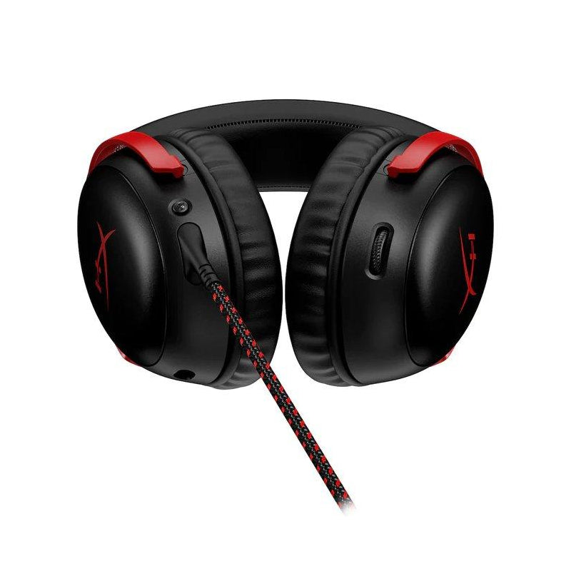 سماعة رأس  HyperX Cloud III الألعاب سماعة رأس  تغطي الأذن بالكامل / بسلك أحمر