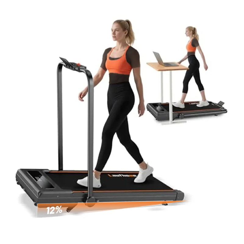 Black Bull 12% Auto Incline walking Treadmill - Black