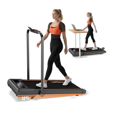 Black Bull 12% Auto Incline walking Treadmill - Black / One Year Warranty