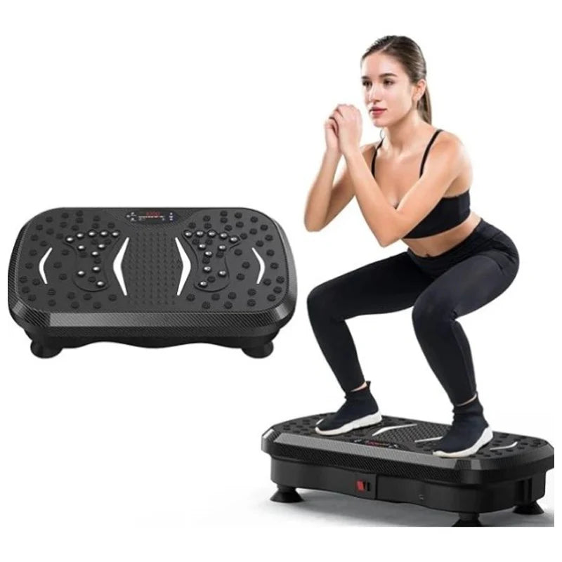 Black Bull Crazy Fit and Vibration Massage Plate - Black