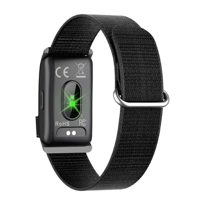 Porodo Trackfit Pro Smart Bracelet For Fitness Tracking With Display App - 145mAh / Bluetooth / Black