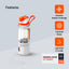 Porodo Lifestyle Dual Spin Clockwise & Reverse Portable Blender - 700ml / 240W / 2000mAh / White