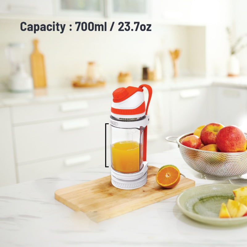 Porodo Lifestyle Dual Spin Clockwise & Reverse Portable Blender - 700ml / 240W / 2000mAh / White