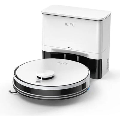 ILIFE A30 Pro Robot Vacuum and Mop with Self-Emptying Station - 200ml / 5,000 Pa / White