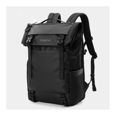 TIGERNU T-B91025 Tall 28L to 38L Expandable Travel Backpack - Black