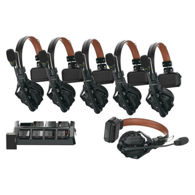 Hollyland Solidcom C1 Pro-6S Full-Duplex ENC Wireless Intercom System with 6 Headsets