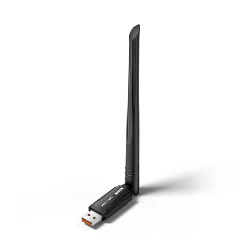 Vention AX900 USB Wi-Fi Dual Band Adapter With High Gain Antenna - Black