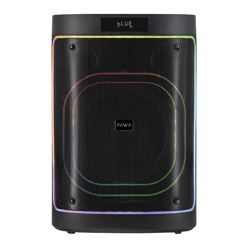 Pawa Aura Beat Party Speaker With Wireless Microphone - Black