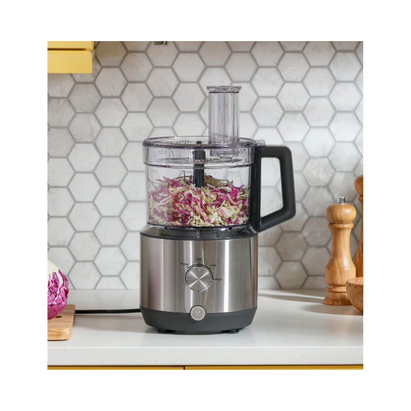General Electric 12-Cup Food Processor - 550W / 120V / Stainless Steel