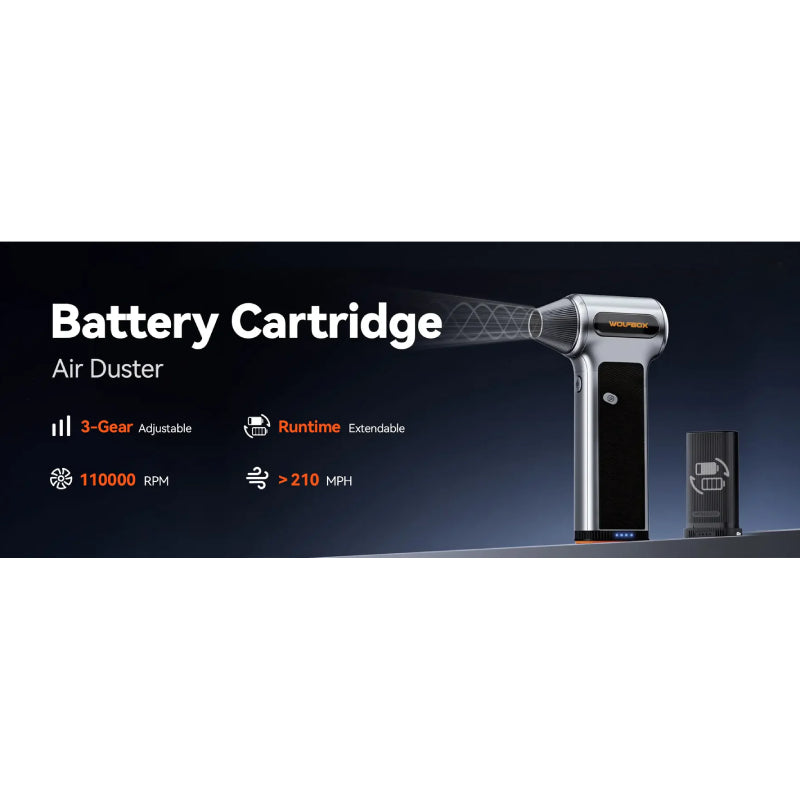 WOLFBOX MF200 Turbo Air Duster & Blower - 6000mAh / 210MPH