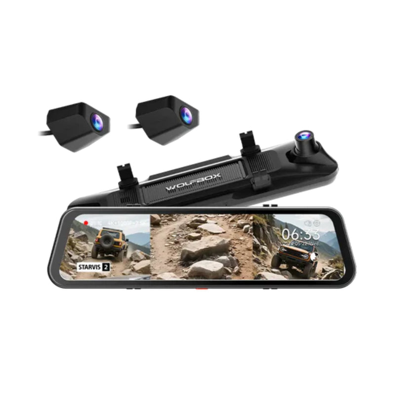 WOLFBOX Tri Pro Bumper Camera - Wi-Fi / Black