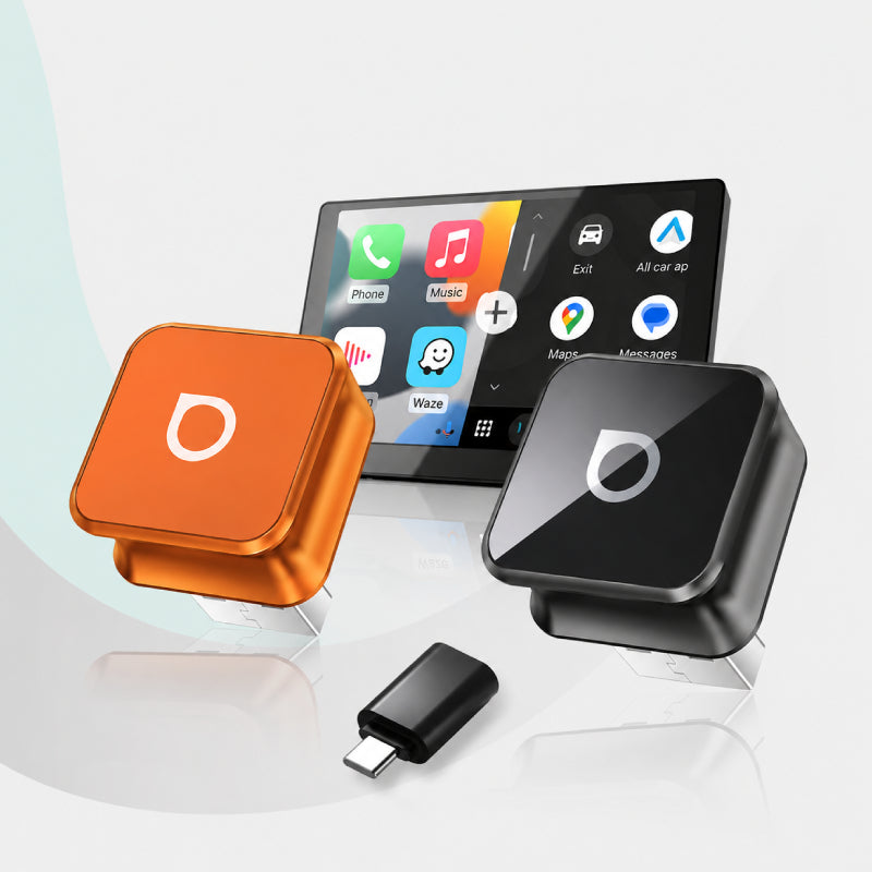 Ottocast Mini Cube Wireless CarPlay - Cosmic Orange