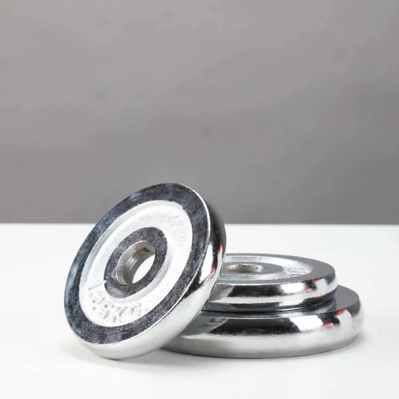 Adjustable Chrome 30KG Dumbbell Set with Barbell Connector