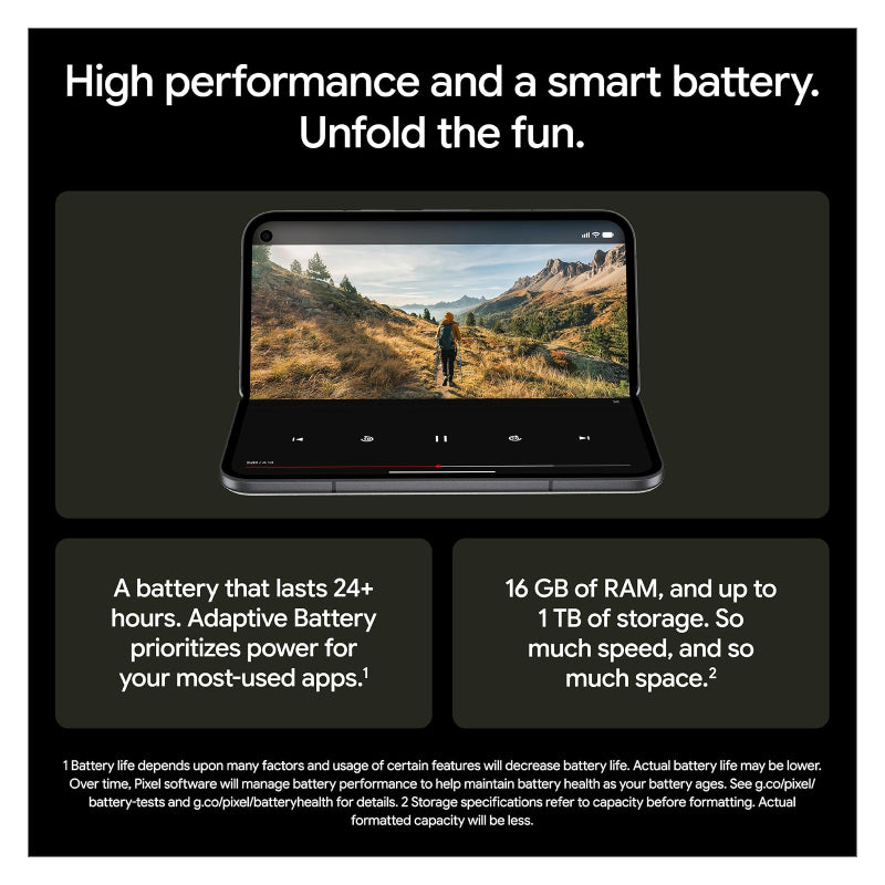Google Pixel 11 Pro Fold - 6.5-inch OLED / 16GB RAM / 256GB / 5G / Olive - Mobile