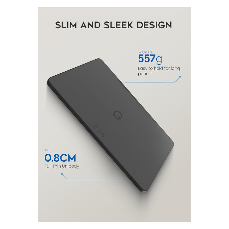 G-TAB T14 Tablet / 10.1" / 128GB / 16GB / Wi-Fi / Grey