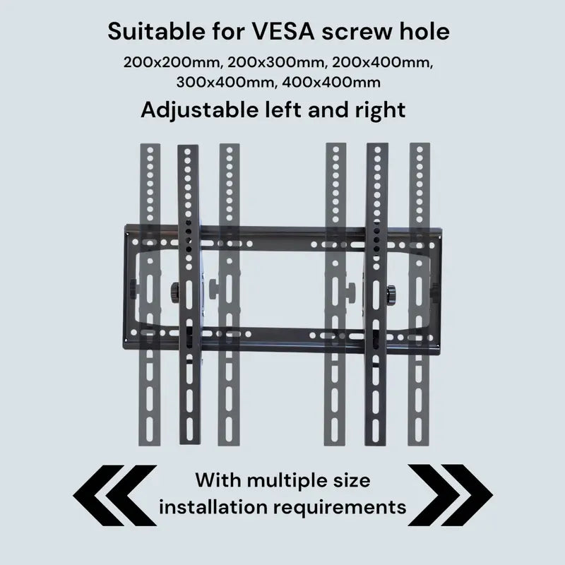 ZENO TA64 Universal 26”-70” Tilt Adjustable Up Down Flat Panel LED LCD TV Wall Mount Bracket