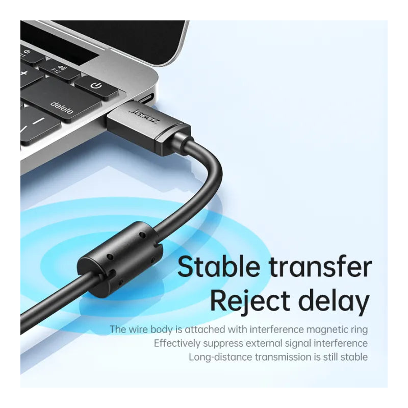 Jasoz Mini USB Cable USB 2.0 A Male to Mini B Male High-Speed 480Mbps Data Transfer for Camera Hard Disk Radio- 1.5 Meter